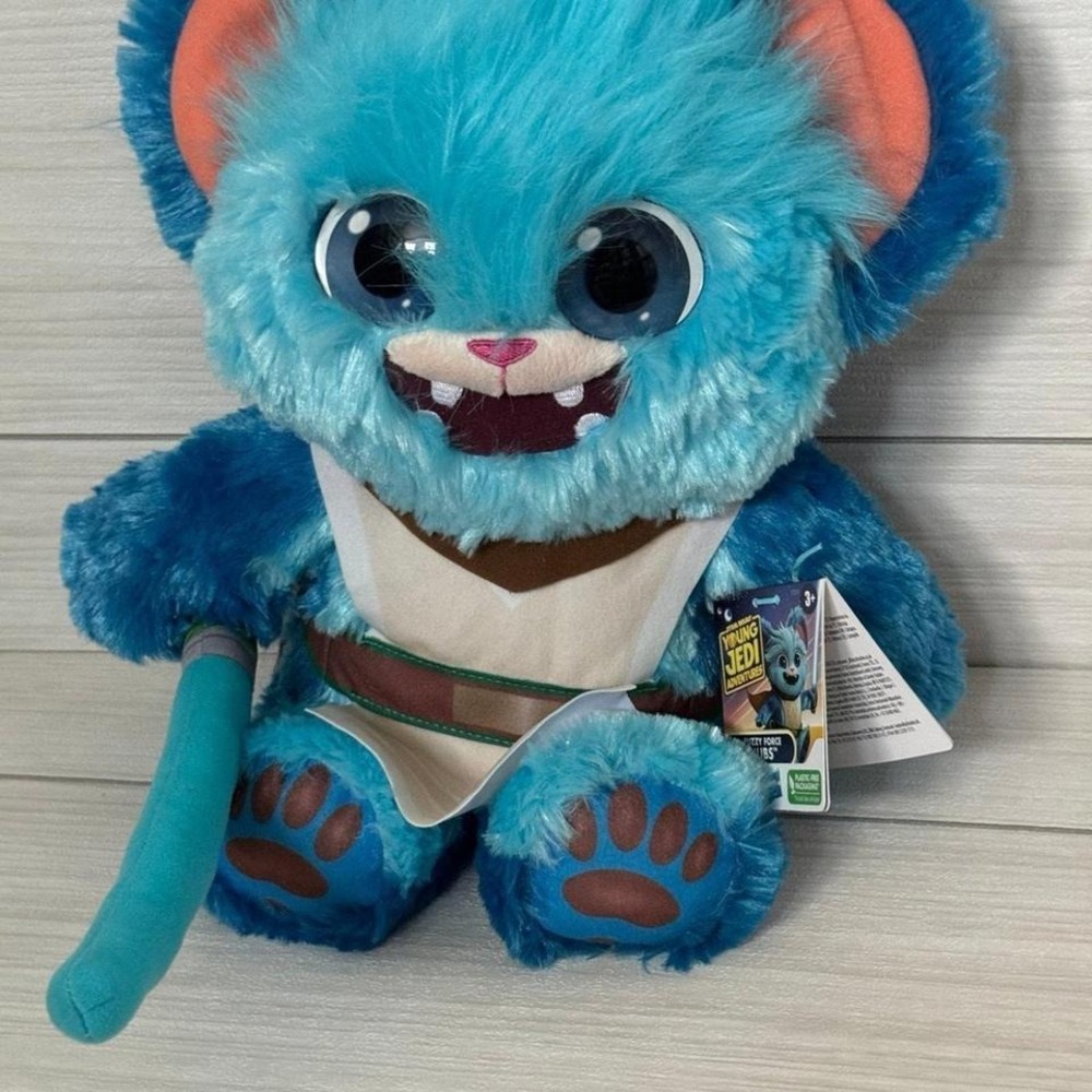 Star‎ Wars Young Jedi Adventures Fuzzy Force Nubs Plush Blue Hasbro 15 Inch NWT